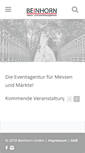 Mobile Screenshot of beinhorn-messen.de